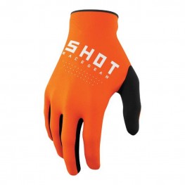 Shot Gloves Raw Orange Range