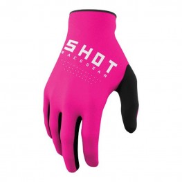 Shot Gloves Raw Pink Range