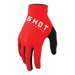 Shot Gloves Raw Red Range